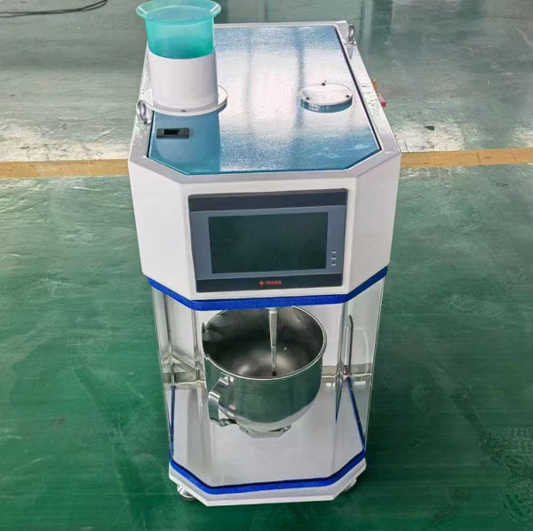 LCD berøringsskærm laboratorium cement mørtelefon mixer
