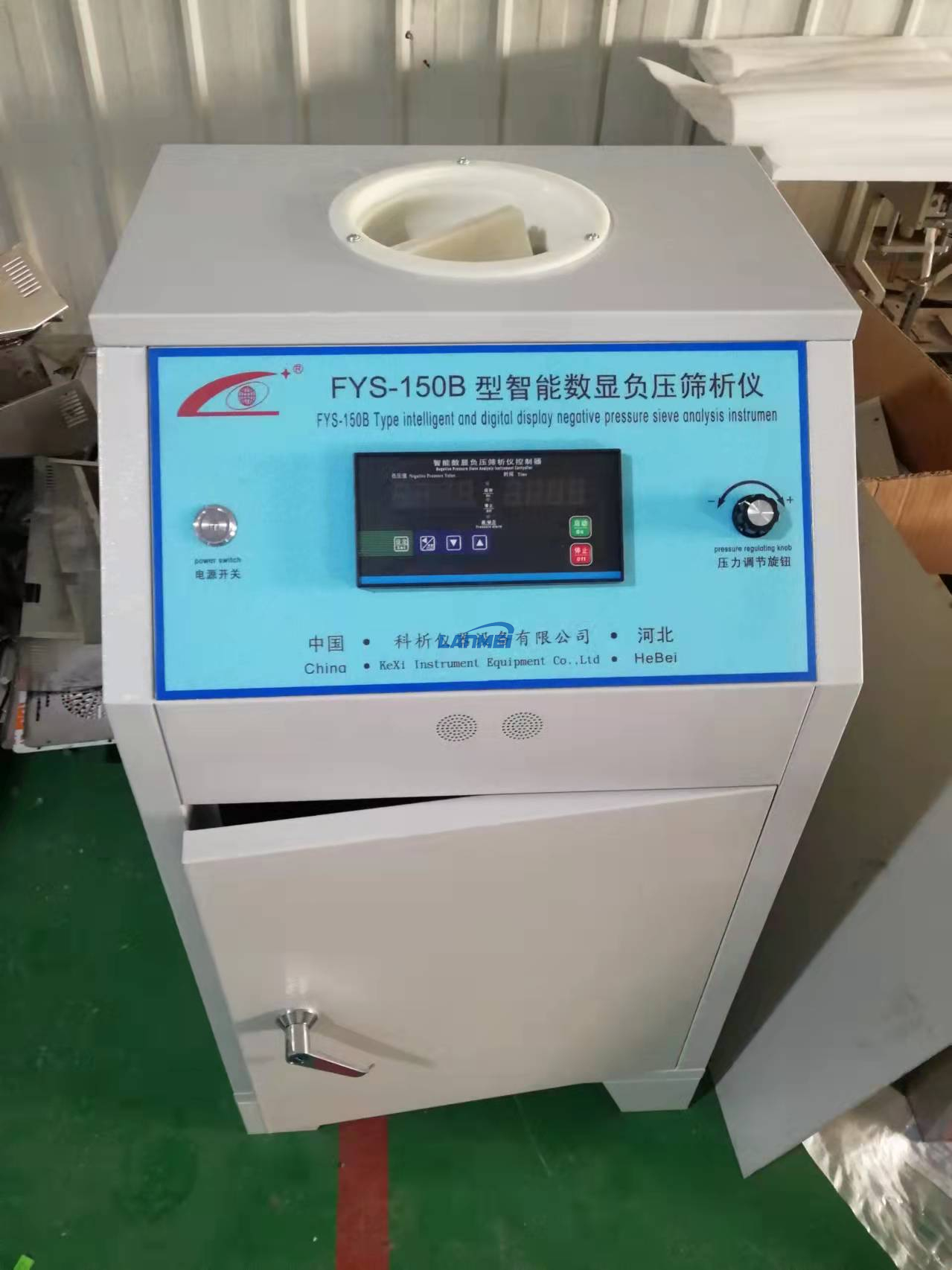 Cement negativt tryk test enhed