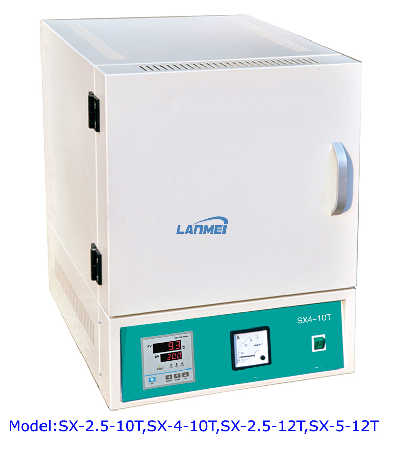 Laboratorium 1200 C Box Type Integreret Muffle Oven