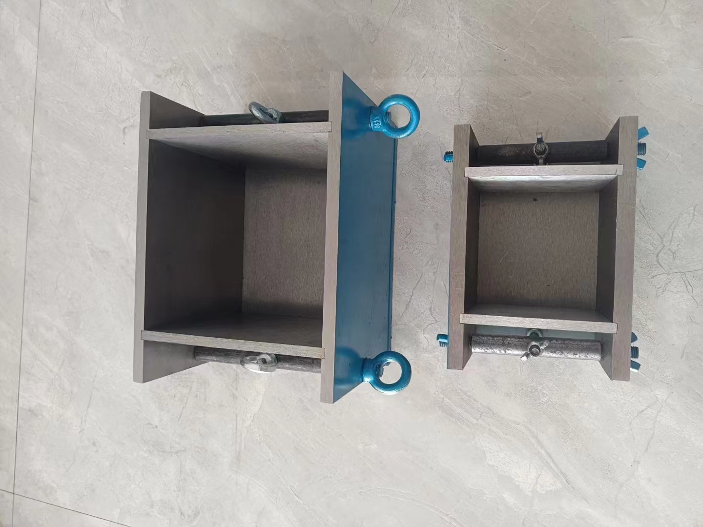 Høj styrke 150X150mm 70X70mm cementmørtelefon kube form
