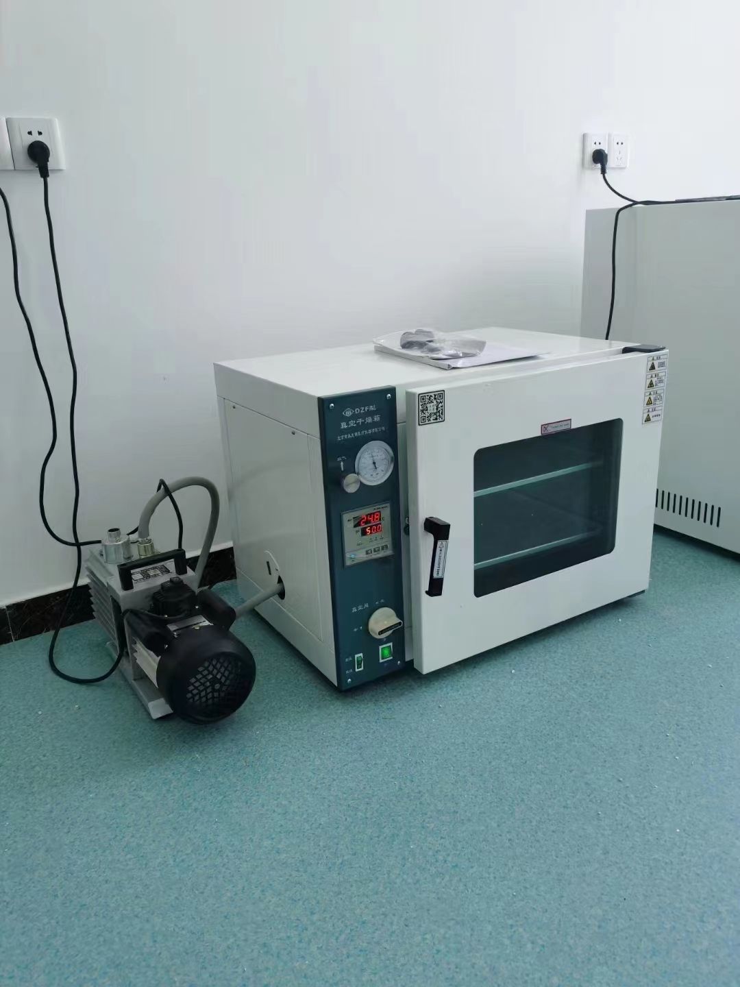 Elektrisk vakuumtørreovn laboratorium