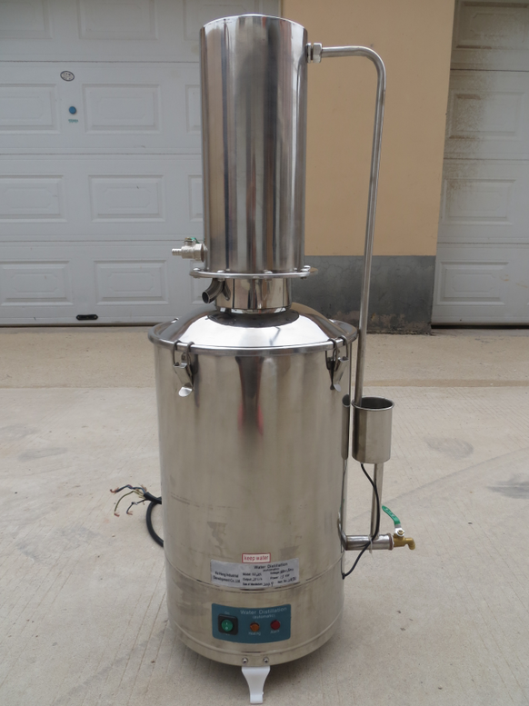 5L 10L 20L rustfrit stål Lab elektrisk destilleret vand enhed destillermaskine