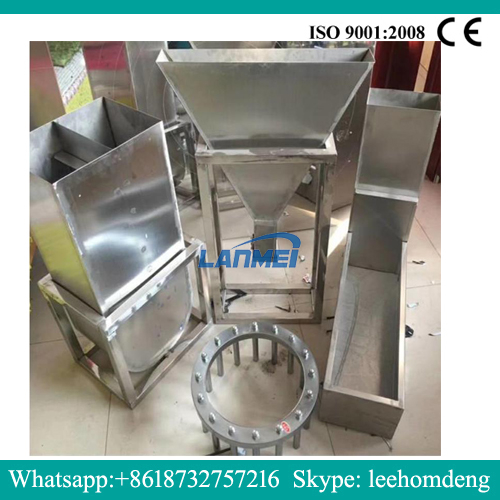 V-formet tragt, U-formet rille, L-formet kasse, J-ring