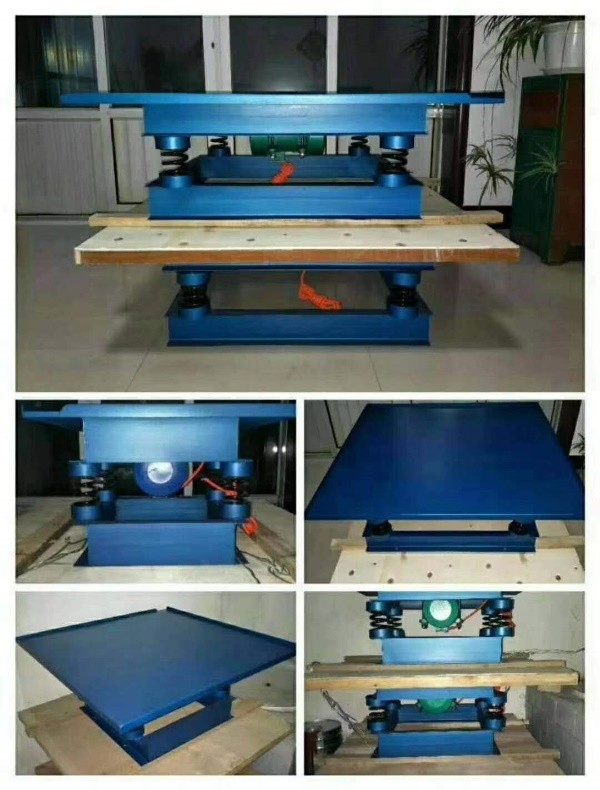 Betonformet vibrerende bord
