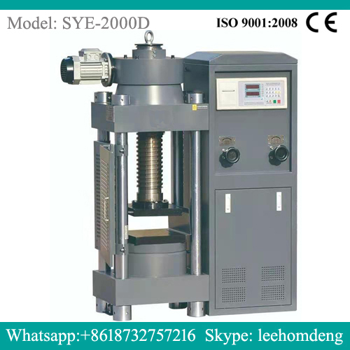 Betontrykstestmaskine