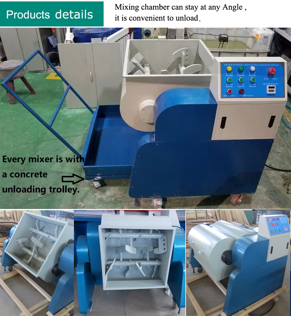Laboratoriebrug Twin Shaft Beton Mixer