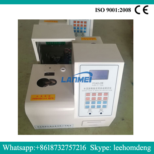 cementfrit calciumoxidinstrument